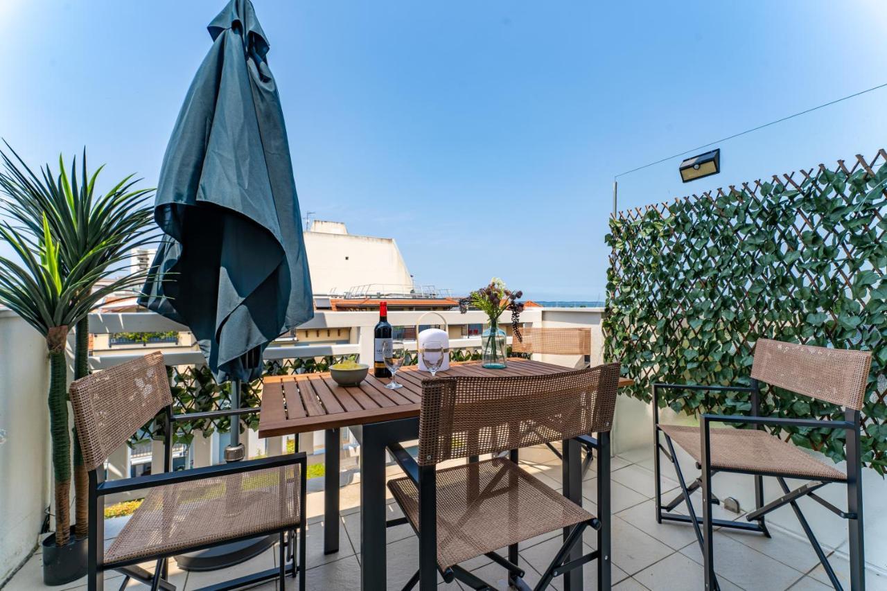 Апартаменти Piton Des Neiges - Nid Douillet Terrasse Vue Port Аркашон Екстер'єр фото